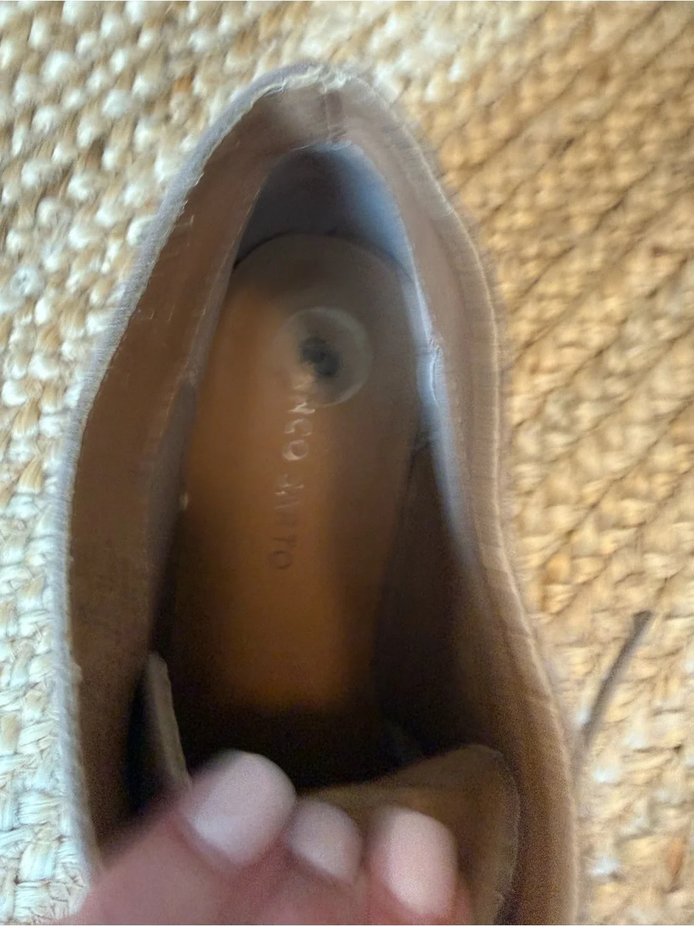 Franco Sarto Suede Wedge Bootie